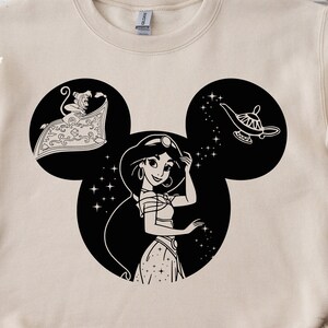 Jasmine Svg, Png, Cricut, Princess Mouse Ears Designs, Family Trip Shirt Svg, Cut File, Clipart, Instant Download, Printable File