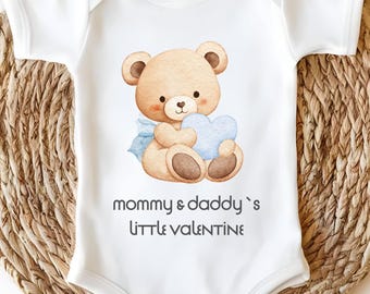 Archivo PNG de San Valentín para mamá y papá, diseño de osito de peluche para San Valentín, descarga instantánea