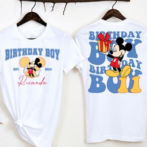 Mouse Birthday Boy Svg Png, Custom Birthday Boy Svg, Son Birthday Tshirt Svg, Magical Boy Birthday Svg Png, 2025 Family Shirt Svg, Mouse Boy