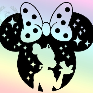 Tianaa Cricut Svg, Svg For Cricut, Princess Mouse Head Designs, Cut File, Clipart, Instant Download