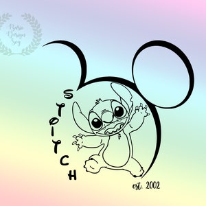 Liloo and Stitchhh Svg Clipart, Princess Png Clipart, Vinyl Cut File, Silhouette, Printable Design File
