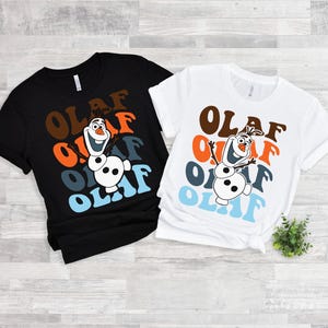 Wavy Olaf Svg Png Cricut, Retro Family Trip Svg Png, Cricut, Layered by Color, Clipart, Vinyl Cut File, Silhouette, Printable Design File