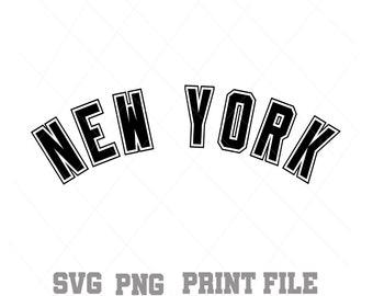 New York SVG PNG, Téléchargement instantané, Usage personnel, Téléchargement instantané, Utilisation commerciale
