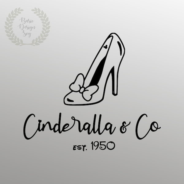 Princess and Co Est 1950 Svg, Png, Princess Shoe Designs, Birthday Girl SVG, Cricut, Cut File, Clipart, Instant Download, Sublimation