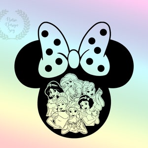 Family Vacation Trip SVG, Princess SVG PNG, Mouse Design, Customize Gift Svg, Vinyl Cut File, Silhouette