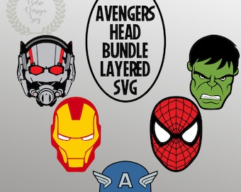 Avengers Heroes Svg, Png, Layered by Color Svg, Heroes Shirt Svg, All Team Heroes, Cricut, Cut File, Instant Download