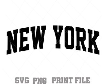 New York SVG PNG, Téléchargement instantané, Usage personnel, Téléchargement instantané, Utilisation commerciale