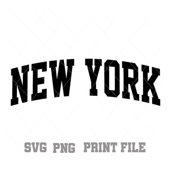New York SVG PNG,  Instant Download, Personal Use, Instant Download, Commercial Use