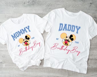 Mommy of the Birthday Boy Png, Daddy of the Birthday Boy Png, Mouse Birthday Tshirt Svg, Magical Boy Birthday Svg Png, Mouse Boy