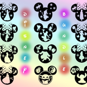 All Princesses Cricut Svg Png, Family Custom Svg, Princess Mouse Ear Designs, Silhouette, Vinyl Cut Fİle, Clipart, Instant Download