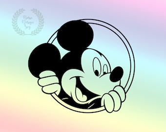 Mouse Svg, Png, Cricut, Instant Download, Layered by Color, Vinyl Cut File, Instant Download
