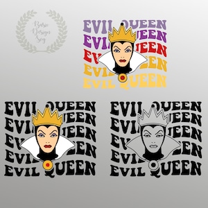 Evill Queen Svg Png Cricut, Retro Family Trip Svg Png, Cricut, Layered by Color, Clipart, Vinyl Cut File, Silhouette, Printable Design File