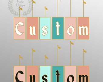 Diseño de bandera de Disney personalizado (SVG/Phg), sublimación de Cricut, diseño de nombre personalizado