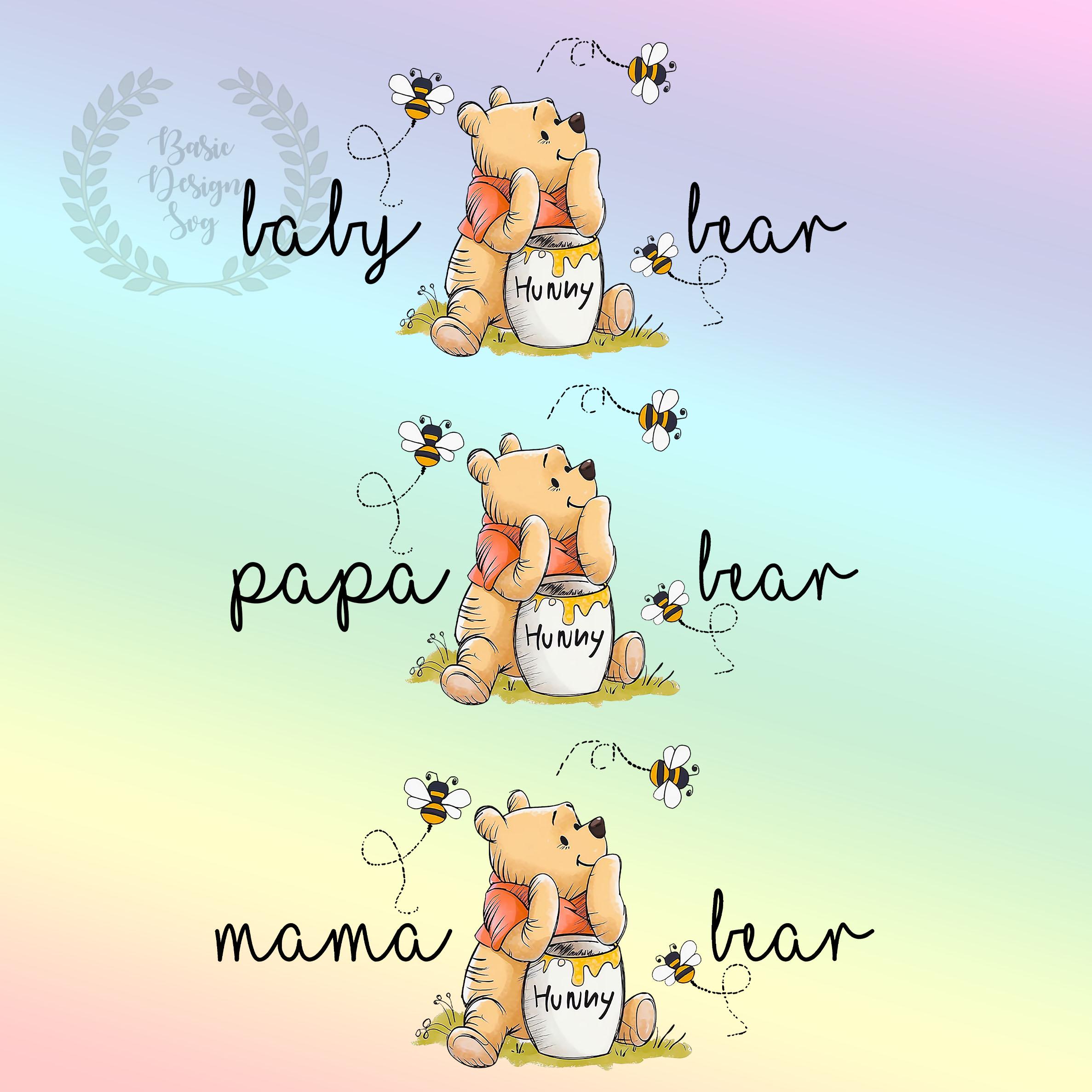 Winnie Pooh Dad Svg - Etsy Norway