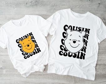 Camisa de Winnie the Pooh (Svg/Png), Primos de vacaciones, Archivo recortado (Descarga digital)