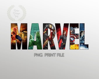 Avengers Heroes Logo Png, Heroes Logo Shirt Png, All Team Heroes Logo Png, Print File, Instant Download, Sublimation Png