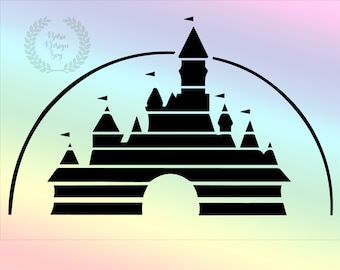 Classic Castle Svg, Png, Cricut Castle, Archivo de corte de vinilo, Diseño de viaje de vacaciones Svg