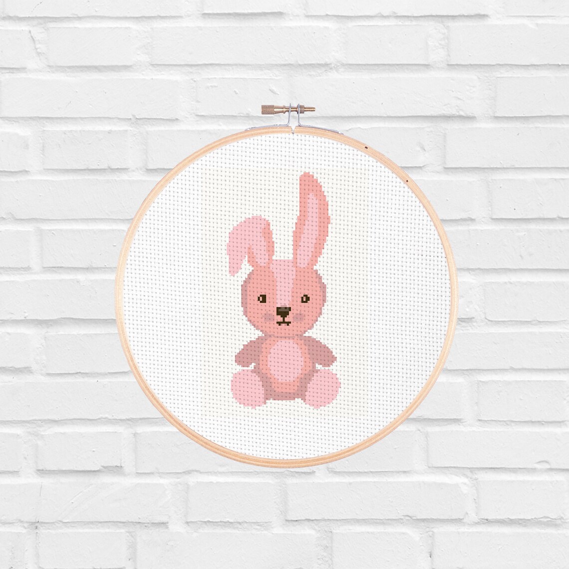 Rabbit Cross Stitch Pattern Animal Cross Stitch Pattern Baby Etsy