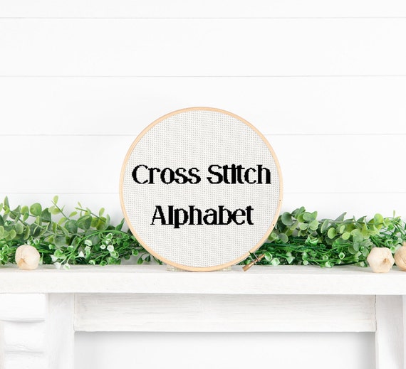 Cross Stitch Alphabet Pattern Pdf Full Alphabet Cross Stitch - Etsy