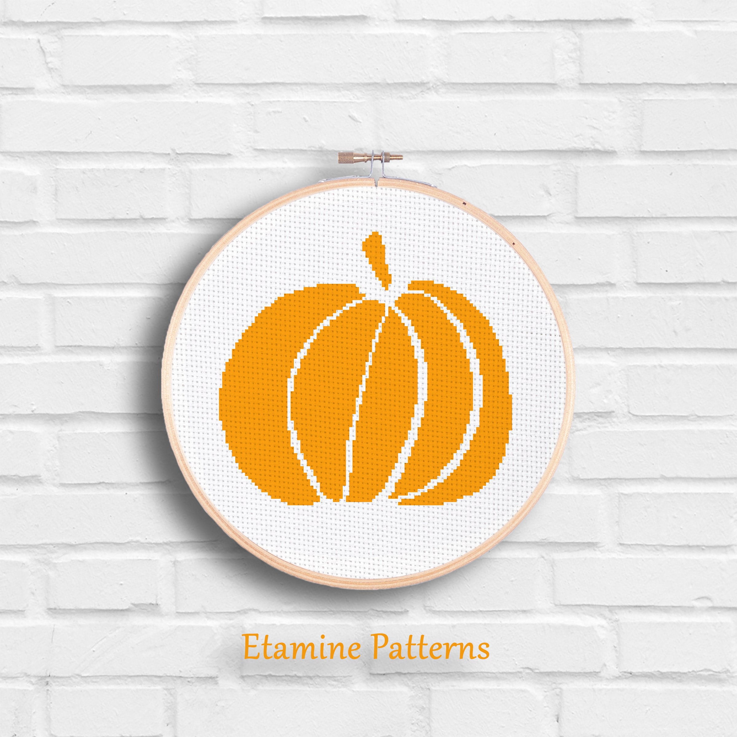 Pumpkin Cross Stitch Pattern Pdf, Fall Decor Cross Stitch Pattern ...
