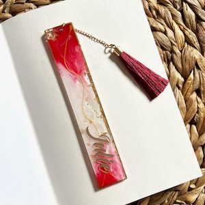 Personalized resin name bookmark image 7