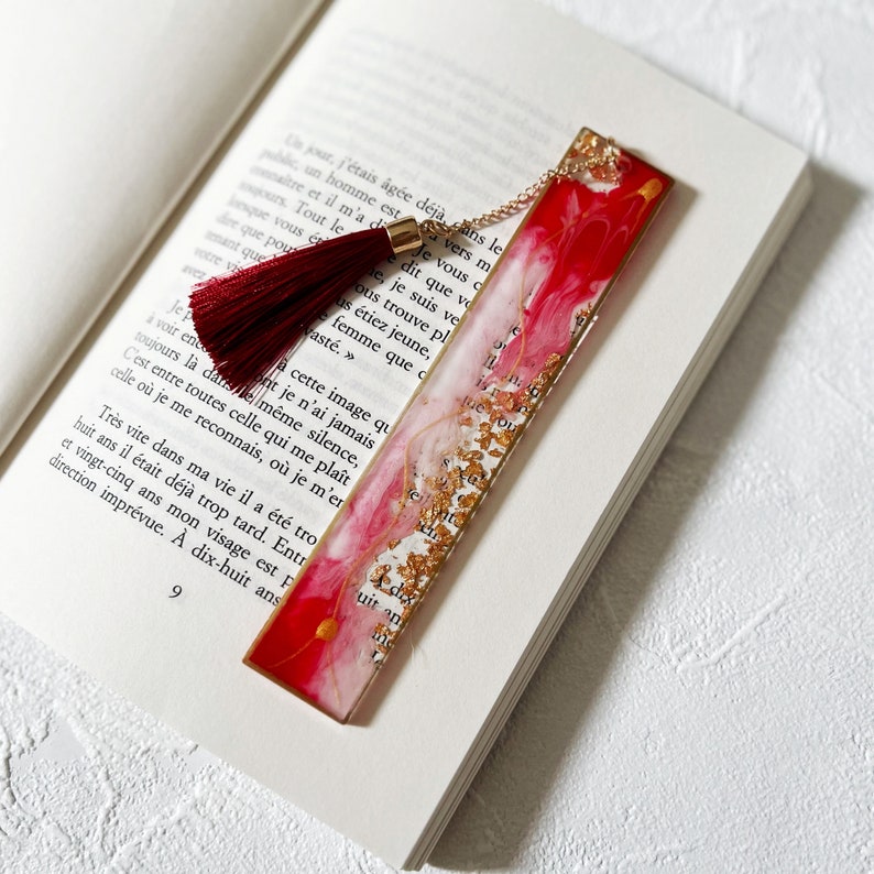 Personalized resin name bookmark image 5