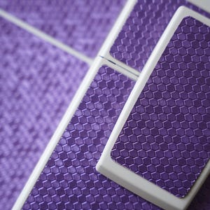Skin SX70 Purple Bright Rhombuses Polaroid Skin Cover Replacement SLR680 SLR690