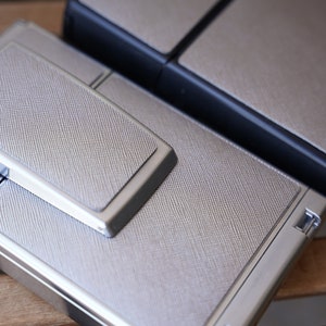 Sx70 Skin Genuine Leather Silver Polaroid SLR680 SLR690 Replacement Cover