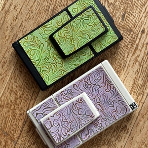 Housse de remplacement pour Polaroid SLR680, motif fleurs dorées vertes, compatible avec Sx70
