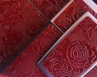 Skin SX70 Electric Red Rose Flowers Polaroid SLR680 SLR690 Replacement Cover