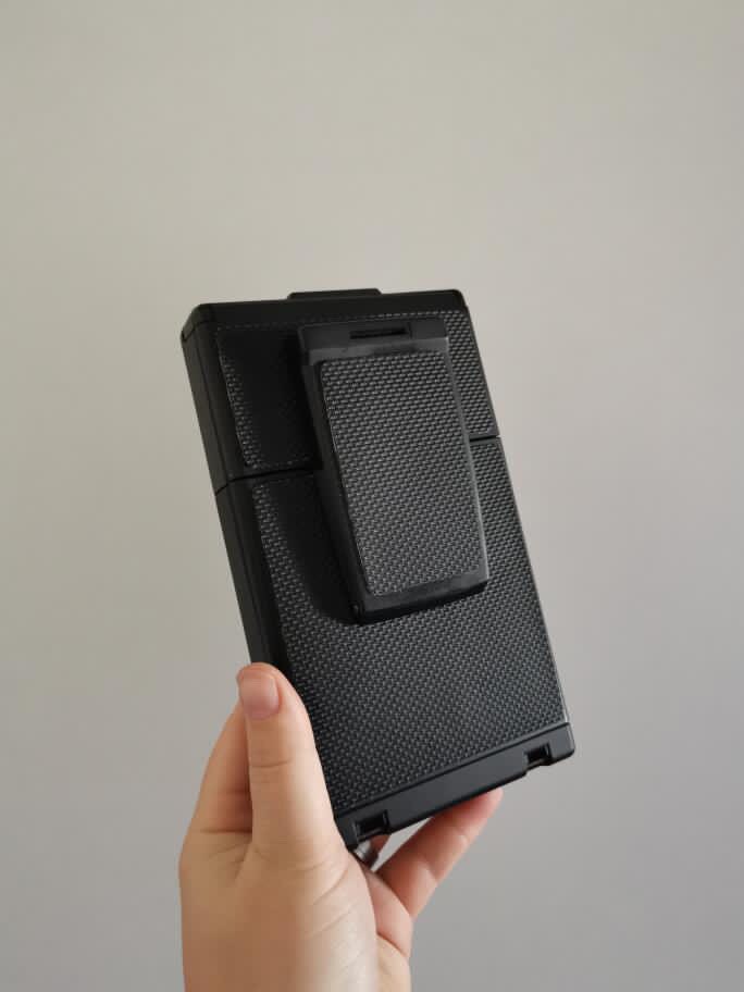 Skin SX70 Black Grip Pattern 1 Polaroid Cover Replacement Custom