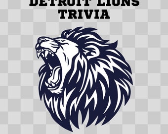 Detroit Lions Fußball Trivia | Detroit Lions NFL Quiz Spiel | Löwen Fußball Trivia Fragen | Bar Roadtrip Party Urlaub Klassenzimmer Spiel