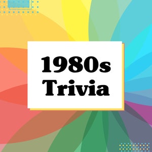 80s Themed Trivia Questions | 1980s Quiz Game | Eighties Trivia | Bar Pub Roadtrip Party Holiday Classroom Trivia Game