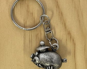 Haggis Keyring. Made of Fine English Pewter in Gift Pouch