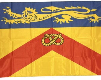 Staffordshire Flag Heavy Duty 5ft x 3ft Extra Strong 110D Knitted Polyester