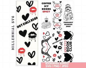 Marcador obsceno, marcador SVG, marcador PNG, marcadores imprimibles, paquete de marcadores SVG, libro SVG, SVG obsceno, paquete de marcadores SVG, libro SVG