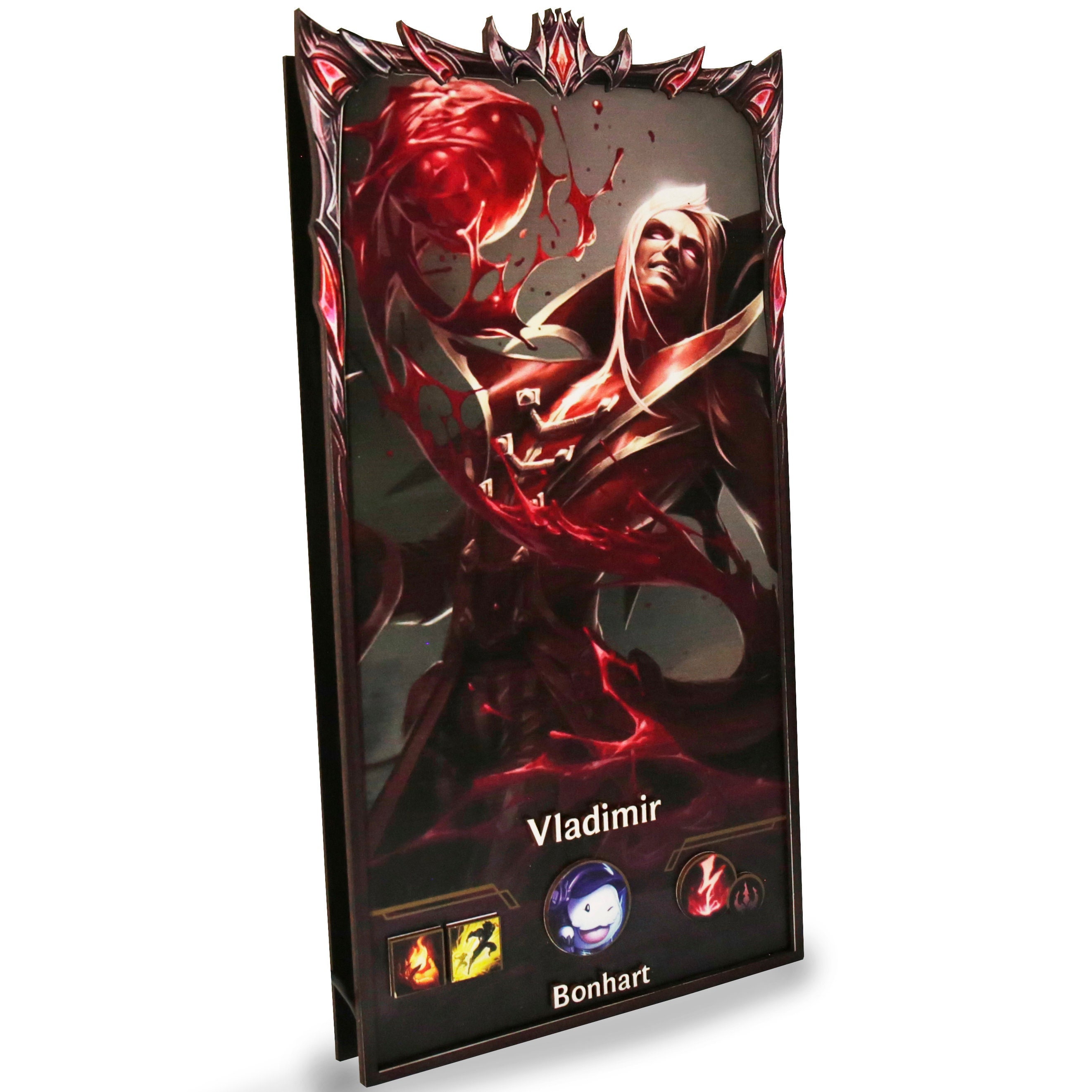 Illuminated Personalized Frame From the League of Legends LOL Etsy