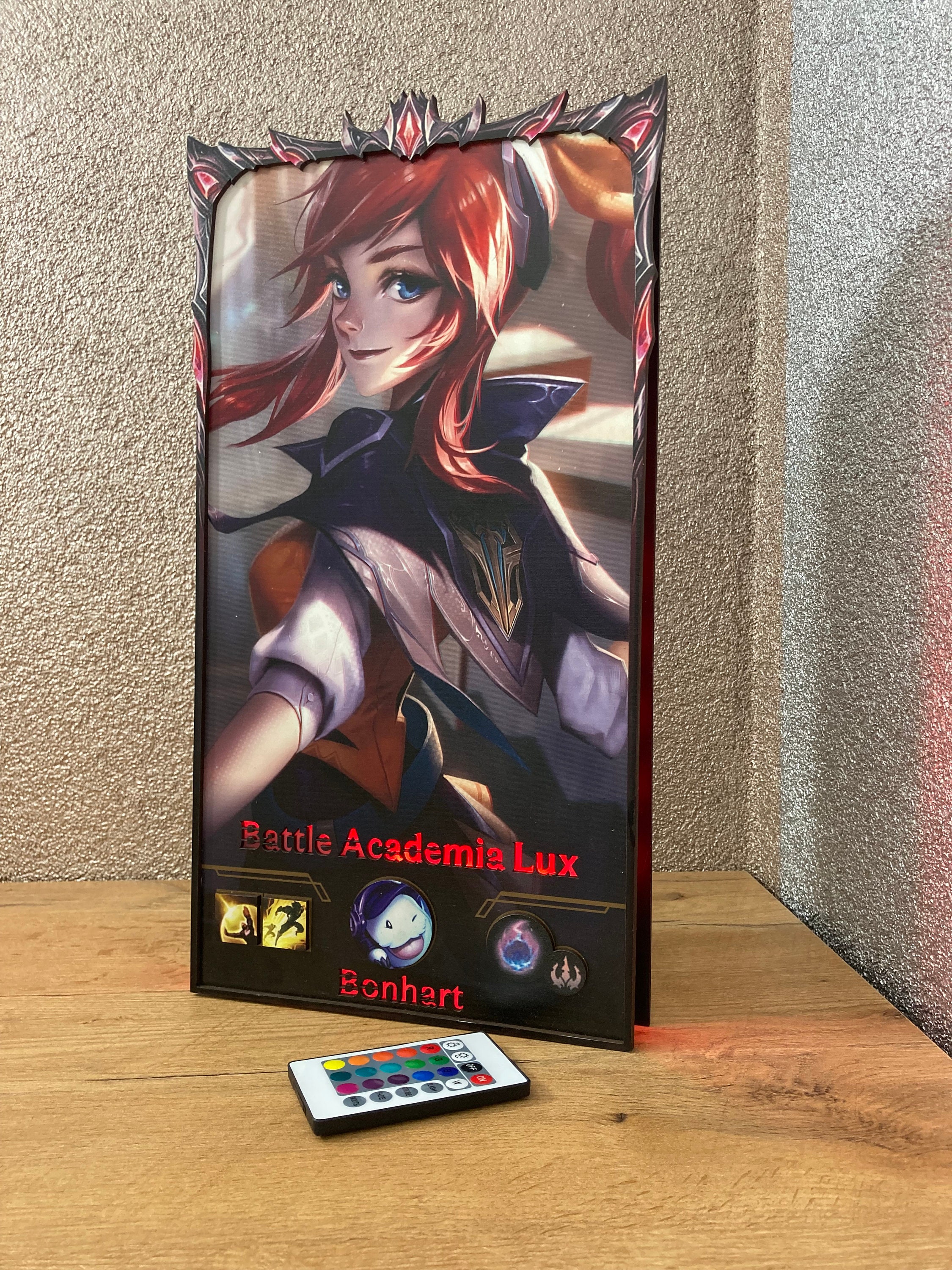 Backlit Personalized League of Legends LOL Frame From Your Etsy