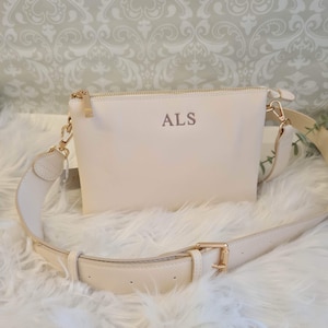 Personalised ladies handbag | custom bag | birthday gift for her | cross body monogrammed bag | handbag with initials | holiday bag