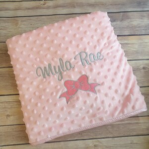 Personalised embroidered baby blanket make the perfect gift for newborn baby embroidered with babies name
