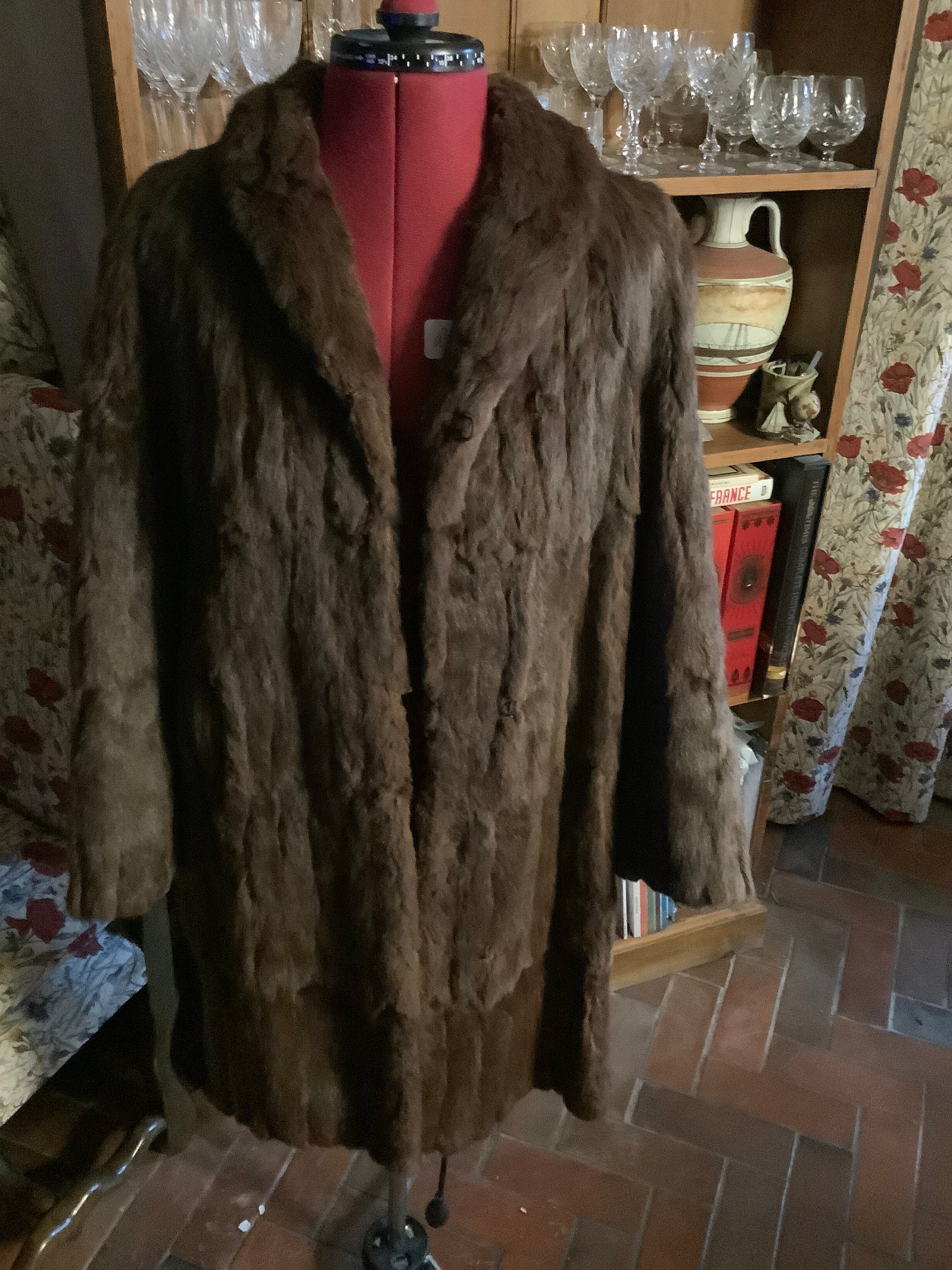 esfuerzo Anticuado operación Buffalo fur coat - Etsy España