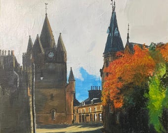 603. Autumn Tower Street, Tain. Giclee Print by Archie MacArthur