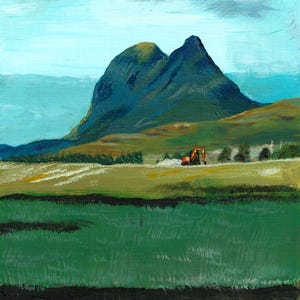 602. Suilven, Scottish Highlands Giclee Print by Archie MacArthur (A4)