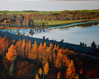 605. Wester Fearn, Edderton, Scottish Highlands.  Giclee Print,  Landscape Art