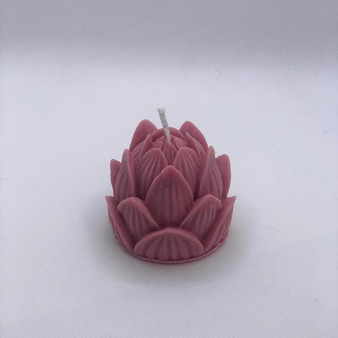 Bougie Fleur de Lotus Bordeaux
