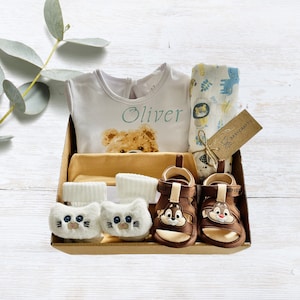 Neues Baby-Jungen-Geschenk, neues Baby-Geschenk-Set, Neugeborenen-Geschenk-Box, neue Baby-Geschenk-Box, Babypartygeschenk, Baby-Geschenk, personalisiert