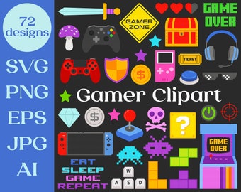 Retro 80s Digital Files SVG PNG JPG Clipart Cut Files - Etsy UK