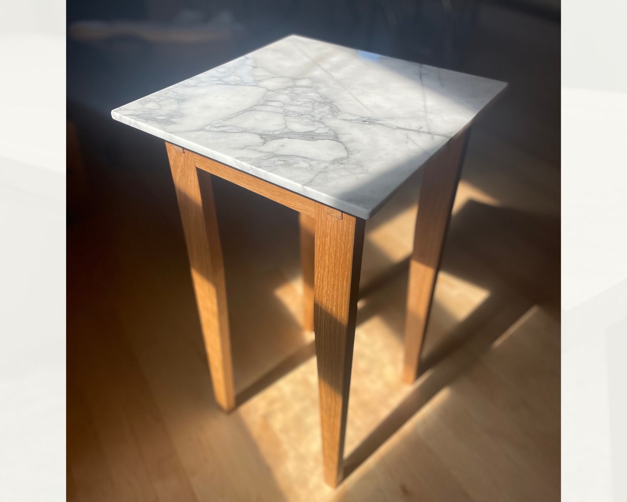 Marble End Table - Etsy