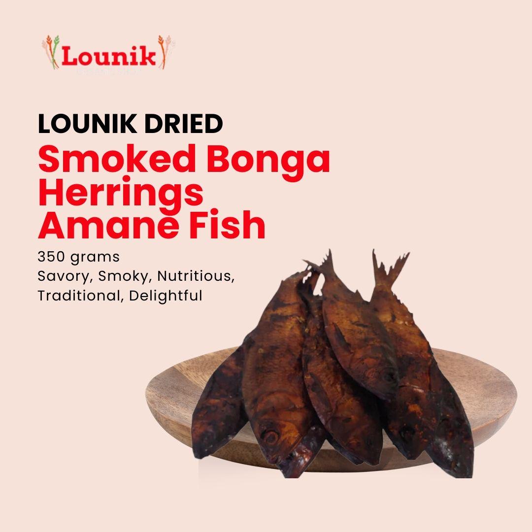 Dried Smoked Bonga Fish/Anchovies/Herrings/Amane Fish- 5 pieces