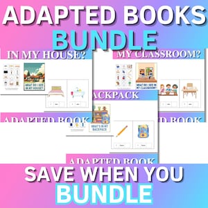 Speech & Autism Communication Book Set | Interactive Sentence Builder Printable for Visual Supports and Early Learning